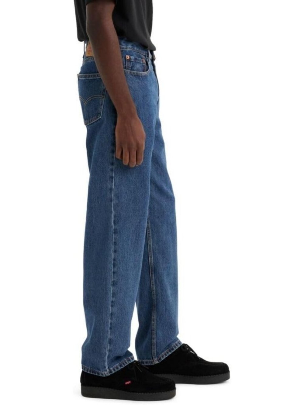 Men's Regular Fit Jeans - Classic Denim, Comfortable Style, Versatile Wardrobe - Picture 3 of 6